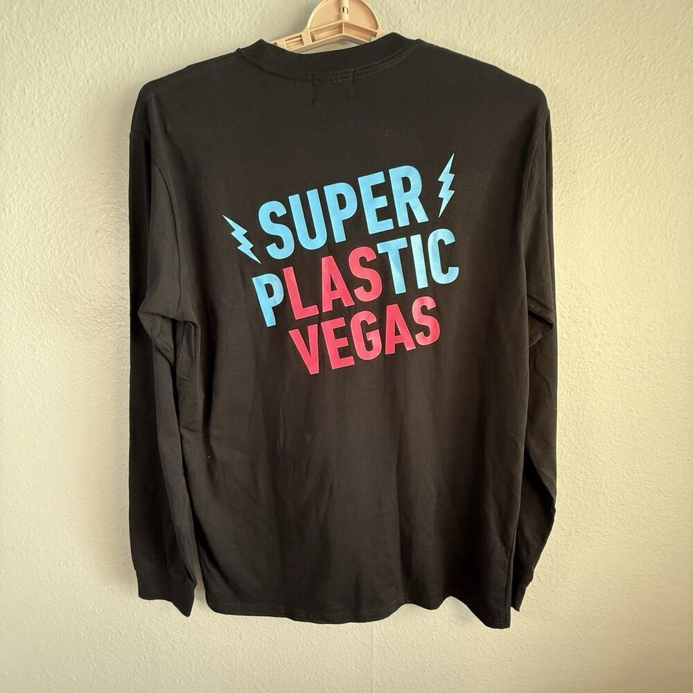 SUPERPLASTIC Super Plastic Las Vegas Shirt Black Large DOPEAMIME D.I.P.R. AREA15